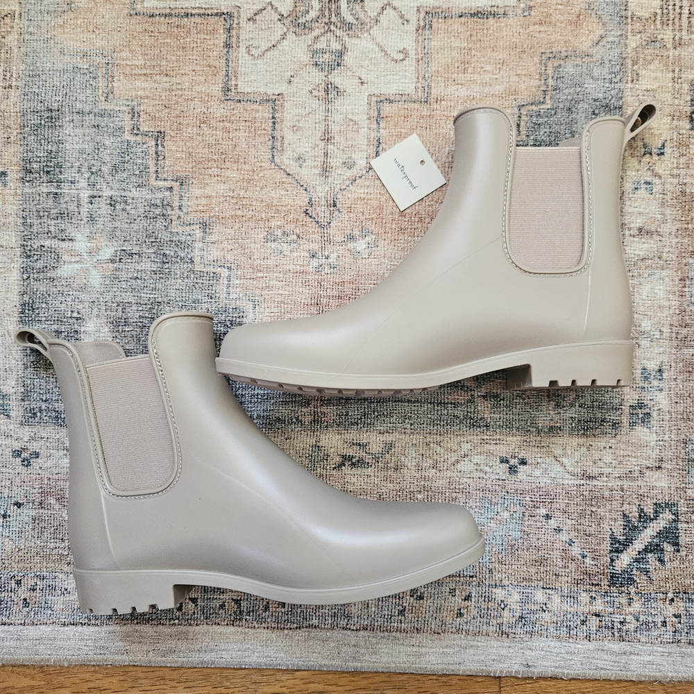 Target A New Day Taupe Winter Rain Boots - Picture 5 of 7